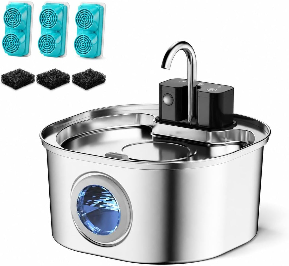 3.2L Wireless Cat Water Fountain for Drinking with Motion Sensor